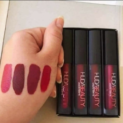 Picture of Matte liquid mini lipstick 4 PCs set - Brown edition