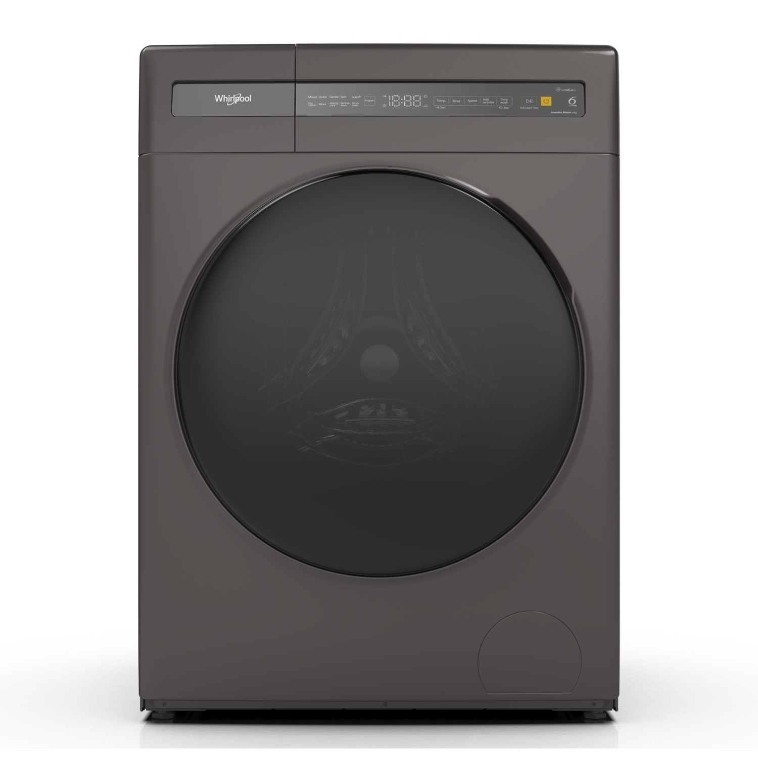 Picture of WHIRLPOOL 10.5 KG Front Loading Washing Machine With Sanitize Wash | SANICARE WFC105604RT-D