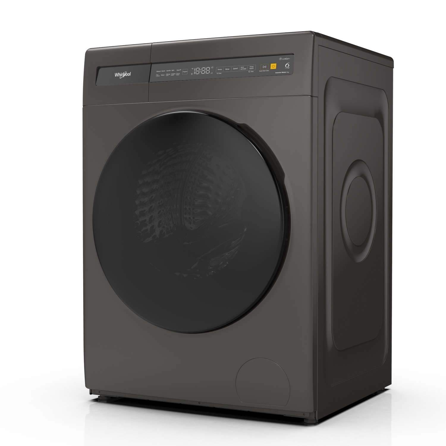 Picture of WHIRLPOOL 10.5 KG Front Loading Washing Machine With Sanitize Wash | SANICARE WFC105604RT-D