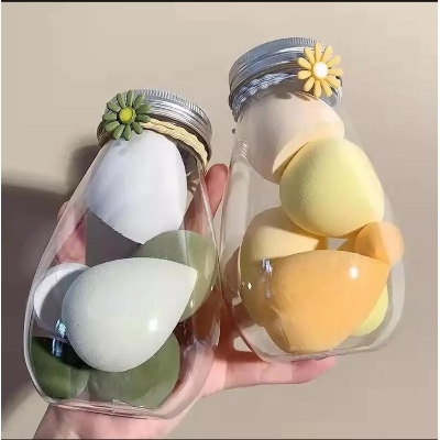 Picture of 6pcs Beauty Blender Makeup Puff Set With _Bottle