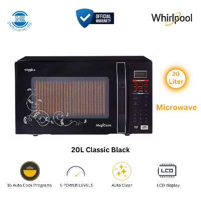 Picture of WHIRLPOOL 20 Liter Microwave Oven Magicook Classic Black