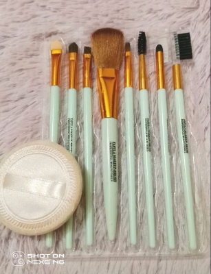Picture of Makeup Brush Kit - 9 Pieces - with puff