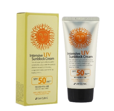 Picture of 3W Clinic Intensive UV Sunblock Cream-SPF50+ PA+++70ml