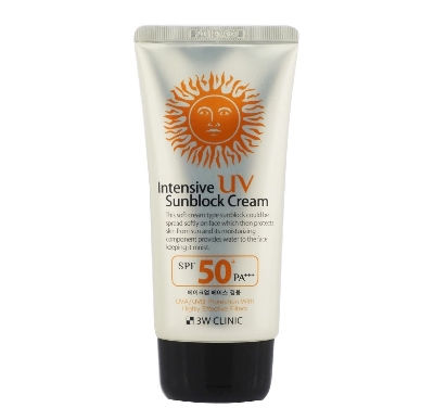 Picture of 3W Clinic Intensive UV Sunblock Cream-SPF50+ PA+++70ml