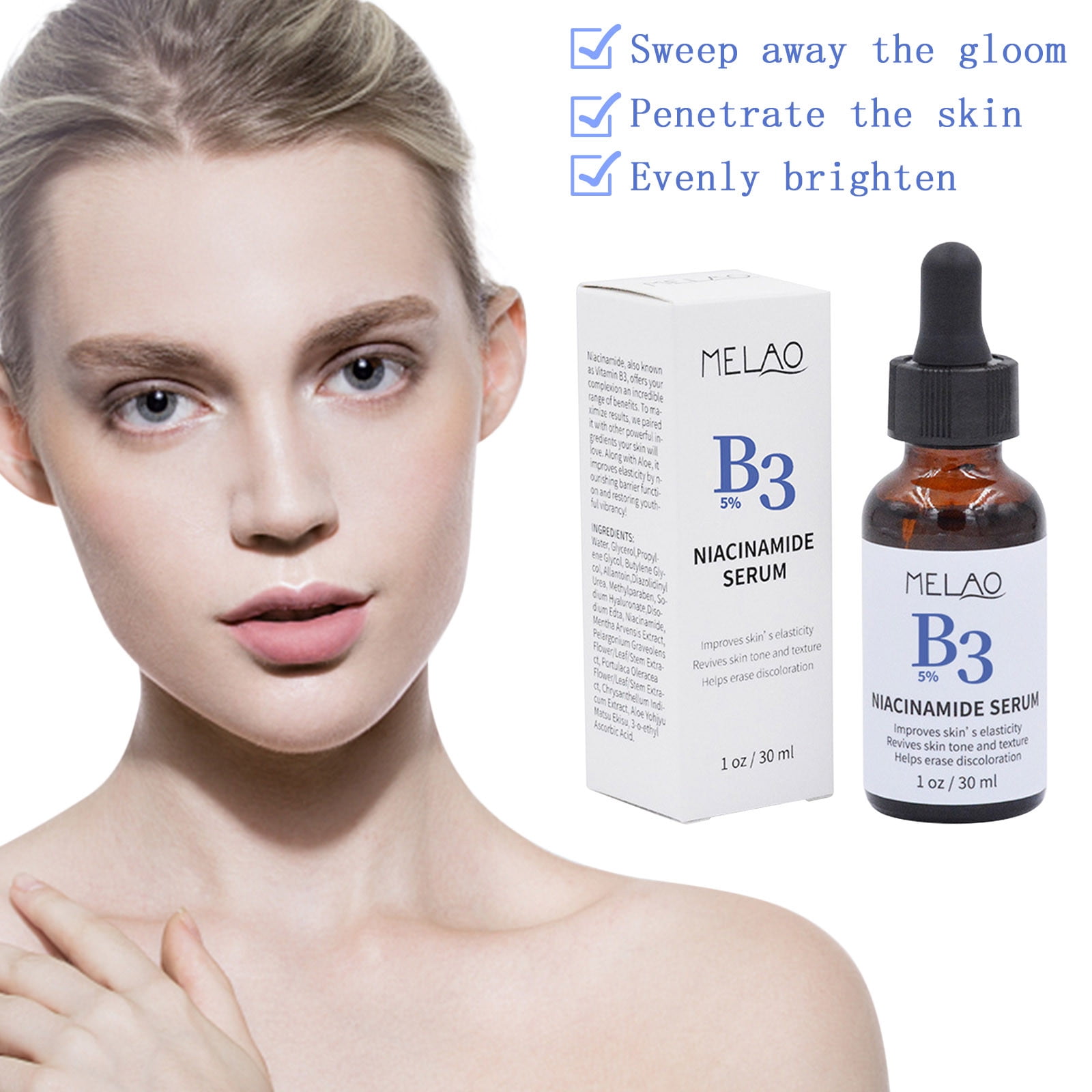 Picture of Melao  B3 Salicylic Acid Serum 2% Concentrate For Face -30ml