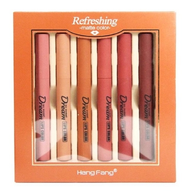 Picture of HengFang Dream Color  Matte Lipstick 6 Pcs Set