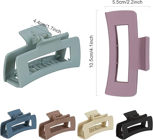 Picture of 6 pcs Korean Claw Clip Shaggy Hair Clips Hairpin Female Hair Accessories Women's Hair Clips Hair Clips Ponytail Hairpin