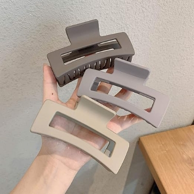 Picture of 6 pcs Korean Claw Clip Shaggy Hair Clips Hairpin Female Hair Accessories Women's Hair Clips Hair Clips Ponytail Hairpin