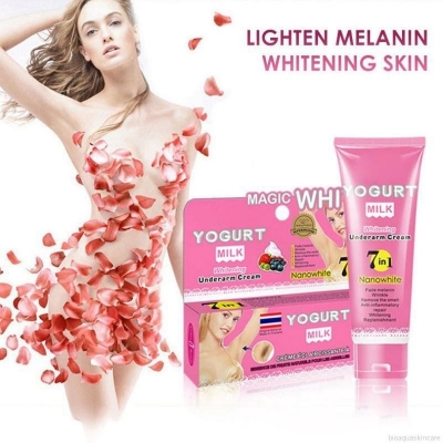 Picture of Aichun Beauty Magic White Yogurt Milk Underarm Whitening Cream-80gm