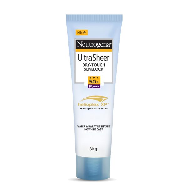 Picture of Neutrogena Ultra Sheer Sunscreen SPF 50+ | Broad Spectrum UVA/UVB PA++++ | No White Cast | Water Resistant, Ultra Light & Non Sticky | For Oily, Dry & Sensitive Skin | For Men & Women | 30g