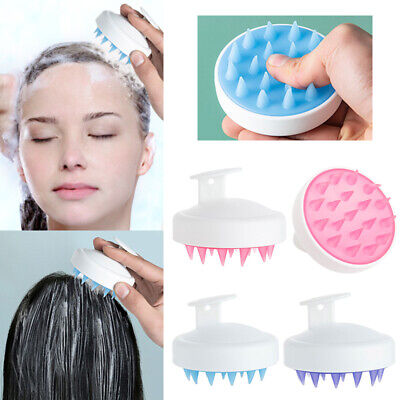 Picture of Bususer Hair Scalp Massager, Wet and Dry Shampoo Brush Scalp Massage Brush with Soft Silicone Rubber Hair Brush for Women, Men, Pet