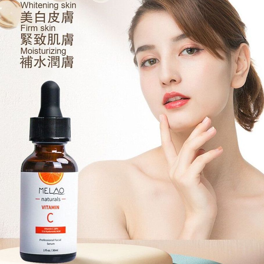 Picture of MELAO Vitamin C Serum Hydrating Whitening Spot Correcting Serum Moisturizing Anti-Wrinkle Firming Serum Face Care Serum 30 ml