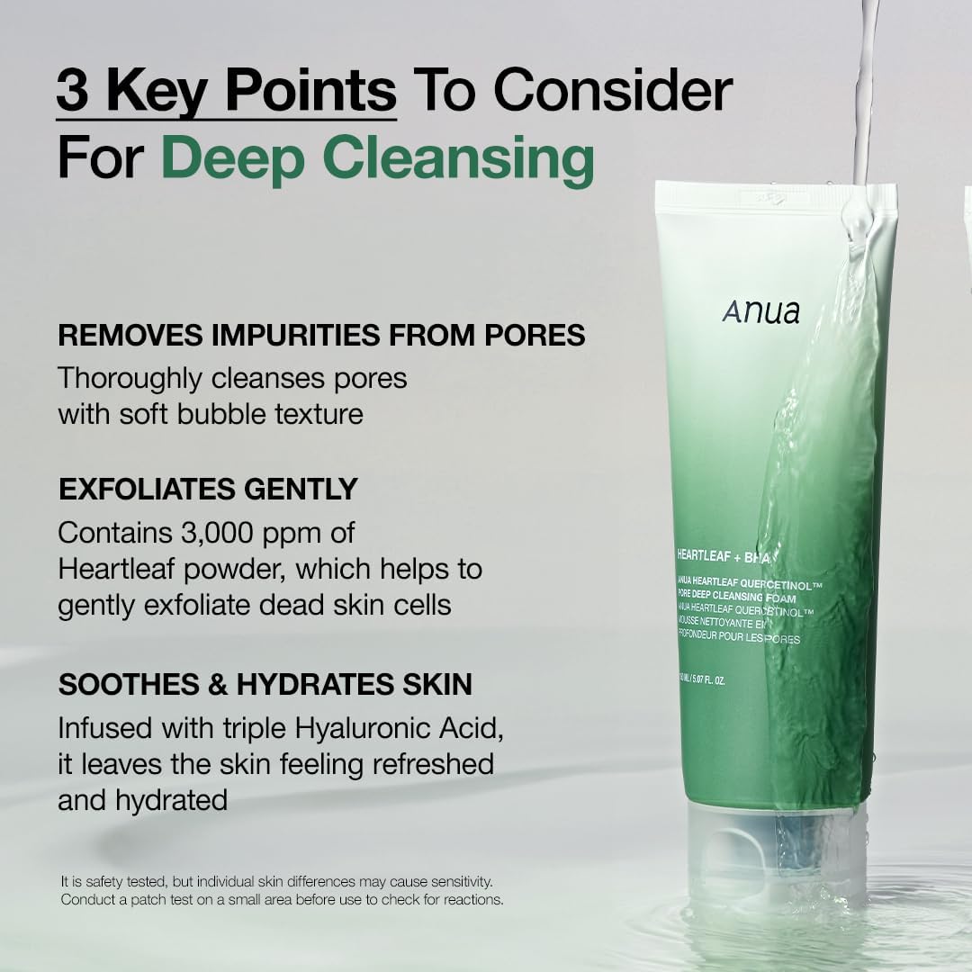 Picture of Anua Heartleaf Quercetinol Pore Deep Cleansing Foam