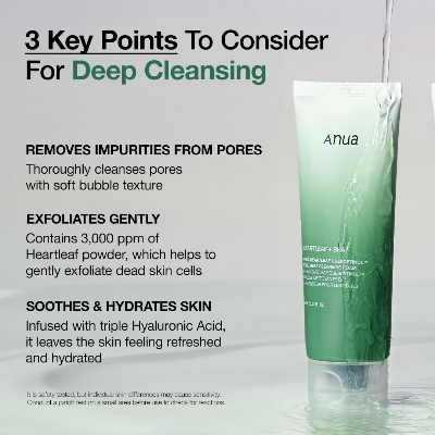 Picture of Anua Heartleaf Quercetinol Pore Deep Cleansing Foam