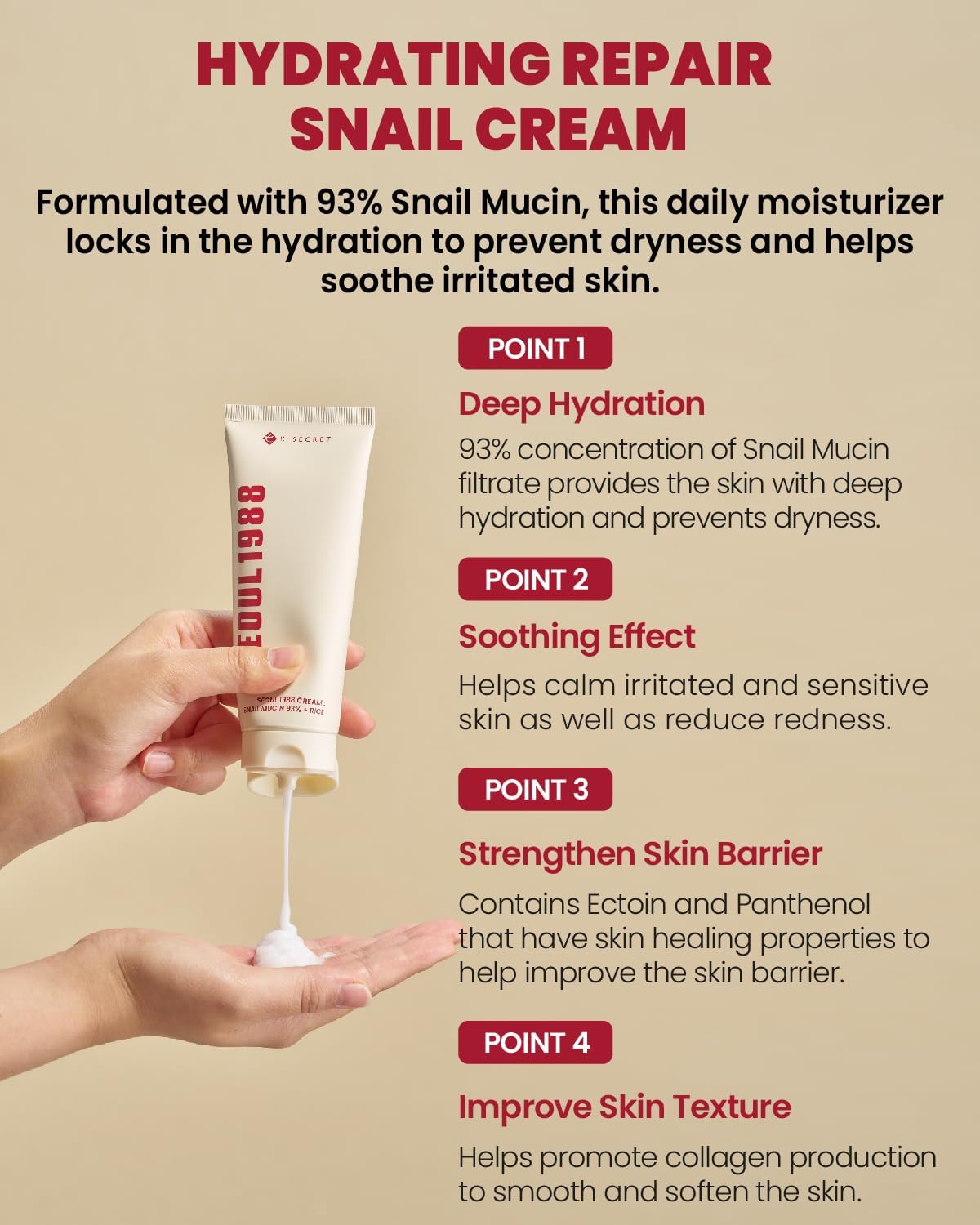 Picture of KSECRET SEOUL 1988 EYE CREAM : RETINAL LIPOSOME 4% + FERMENTED BEAN 30ML