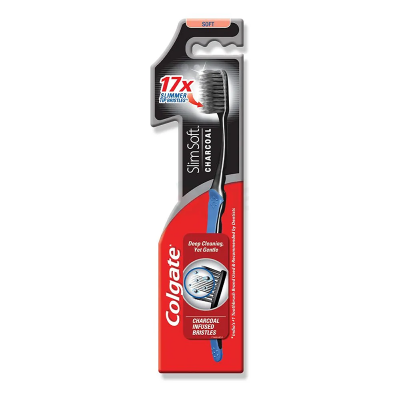 Picture of Colgate Slim Soft Charcoal Toothbrush
