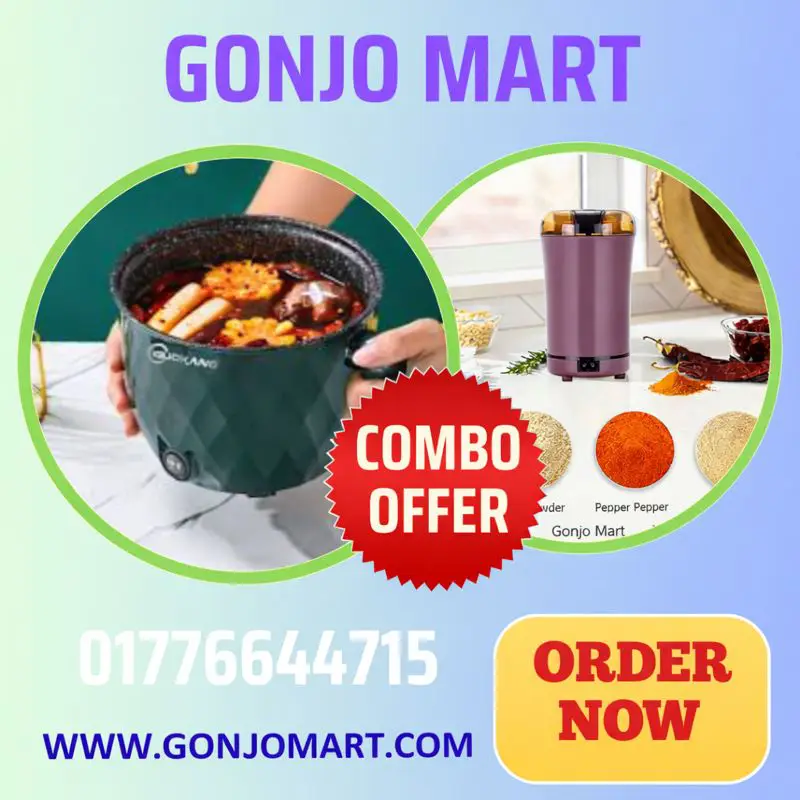 Picture of Electric Mini Cooking Pot And Portable Electric Grinde | COMBO OFFER