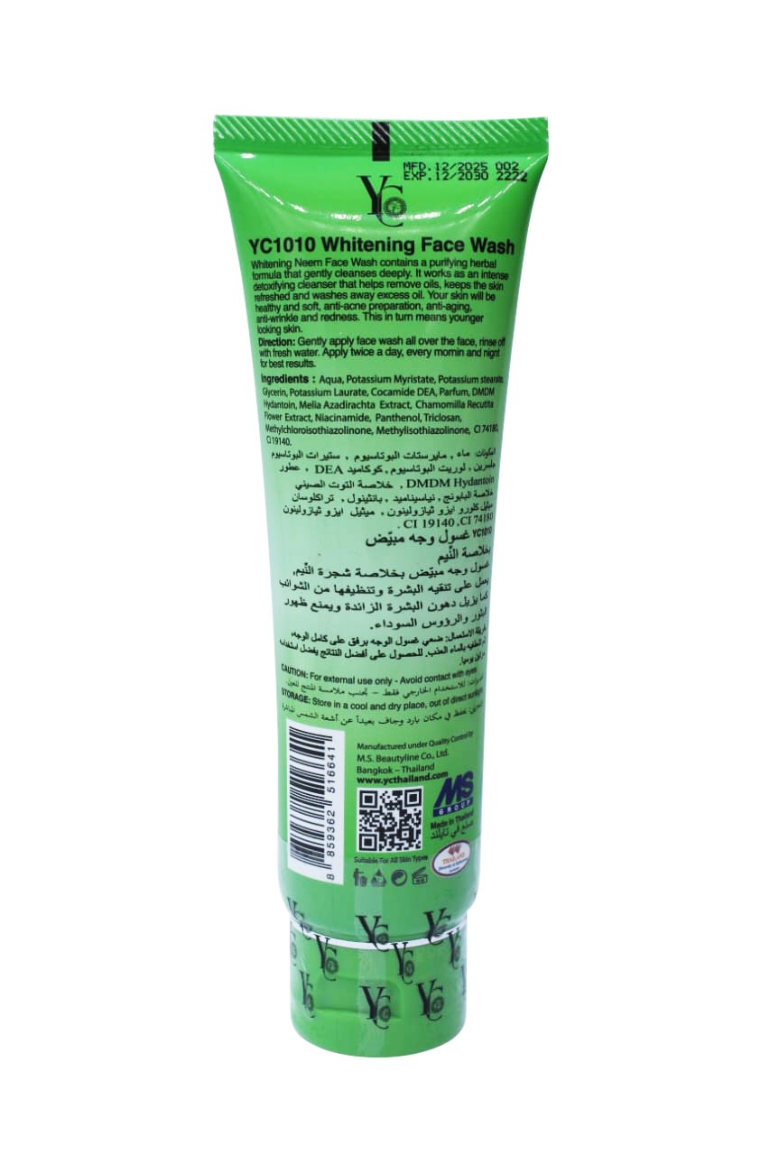Picture of YC NEEM WHITENING FACE WASH 85GM