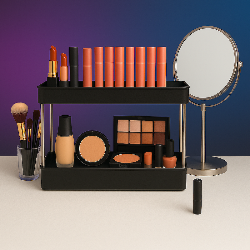 Picture of Narrow Type Multi Purpose Gap Storage Trolly Rack Multifunctional Movable Gap Storage Cart_ D Shop