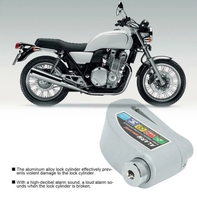 Picture of Superbsail Motorcycle Scooter Disc Brake Lock Alarm Anti-theft Wheel Disc Brake Lock Security Wheel Lock Scooter Accessories_D Shop