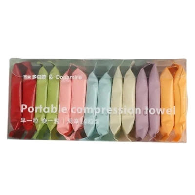 Picture of 4Pcs Disposable Compressed Towels Thicker Travel Wash Cloth Face Towel for Travel Camping Hiking_D Shop