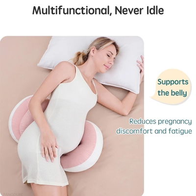 Picture of Comfortable support pillow for pregnant mothers | Pregnancy Side Sleeping Pillow | Maternity Support Cushion -D shop