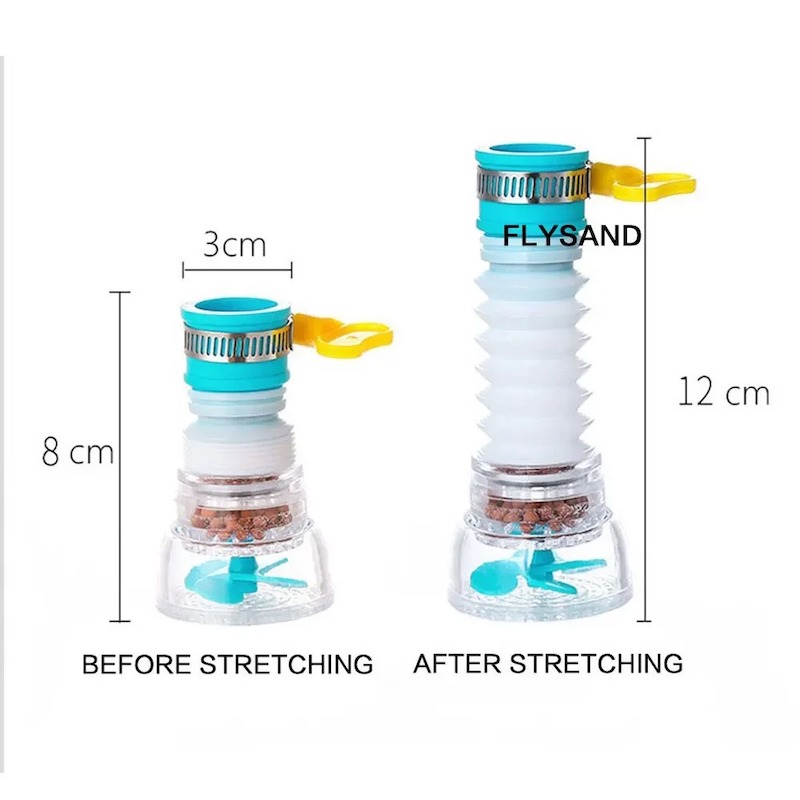 Picture of JJYY Faucet Filter 360°Rotation Kitchen Faucet Spouts Sprayers PVC Shower Tap Water Filter Purifier Nozzle Filter for Household_D Shop