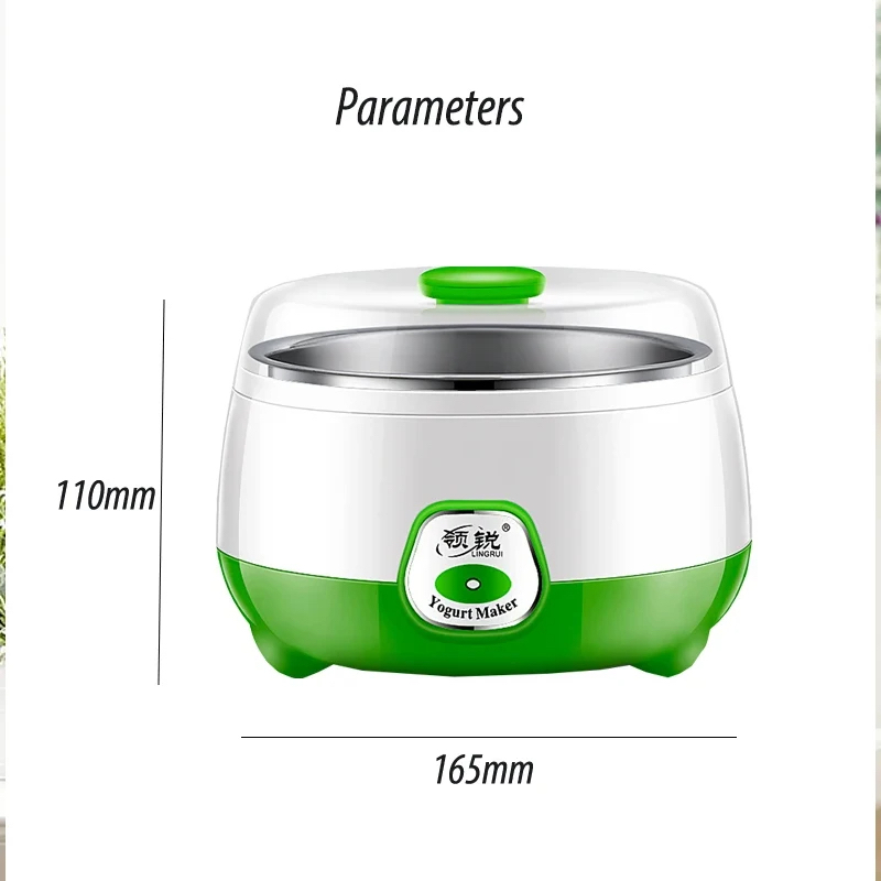 Picture of 2024 New Yogurt Maker Mini Automatic Yogurt Machine Household DIY Portable Yogurt Tools Kitchen Appliances Stainless Steel Tank-D Shop
