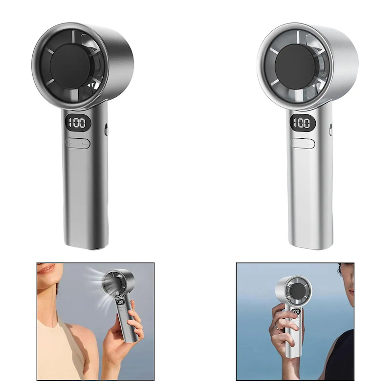 Picture of Portable Fan 120 Speeds Adjustable Small Hand Fan Handheld Fan Personal Fan Compact for Home Outdoor Camping Indoor Traveling_D Shop