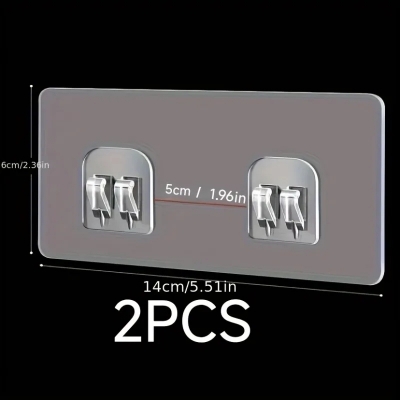 Picture of 2pcs Utility Hooks No-Drill Storage Baskets and Corner Hooks-D shop