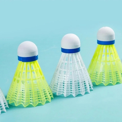 Picture of Gw-39 Golden wing Nylon Badminton Shuttlecocks with Great Stability Durability Indoor Outdoor Sports Training Balls-6 Pcs