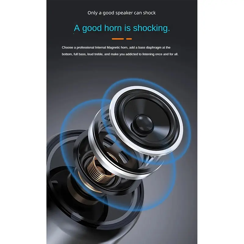 Picture of Portable Bluetooth Speaker With Zoomable Flashlight - 4 Dimming Modes FM Radio Long Lasting Life_D Shop