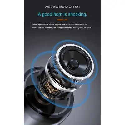 Picture of Portable Bluetooth Speaker With Zoomable Flashlight - 4 Dimming Modes FM Radio Long Lasting Life_D Shop