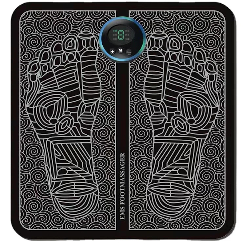Picture of Electric EMS Foot Massager Pad Foot Massage Mat Feet Muscle Stimulator Improve Blood Circulation Relieve Ache Pain Health Care_D Shop