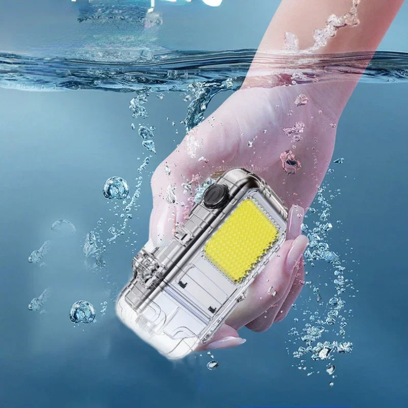 Picture of Waterproof and Windproof Double Arc Lighter Flashlight USB Rechargeable Lighter Outdoor Camping Lighting Tool Men's Gift_D Shop