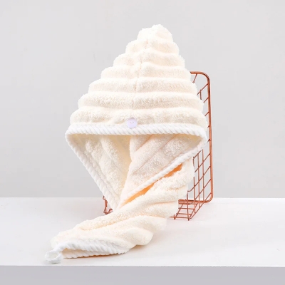 Picture of Dry Hair Cap for Women, Thickened and Super Absorbent Headscarf for Wiping Hair, Quick Drying Cap, Dry Hair Towel-D Shop