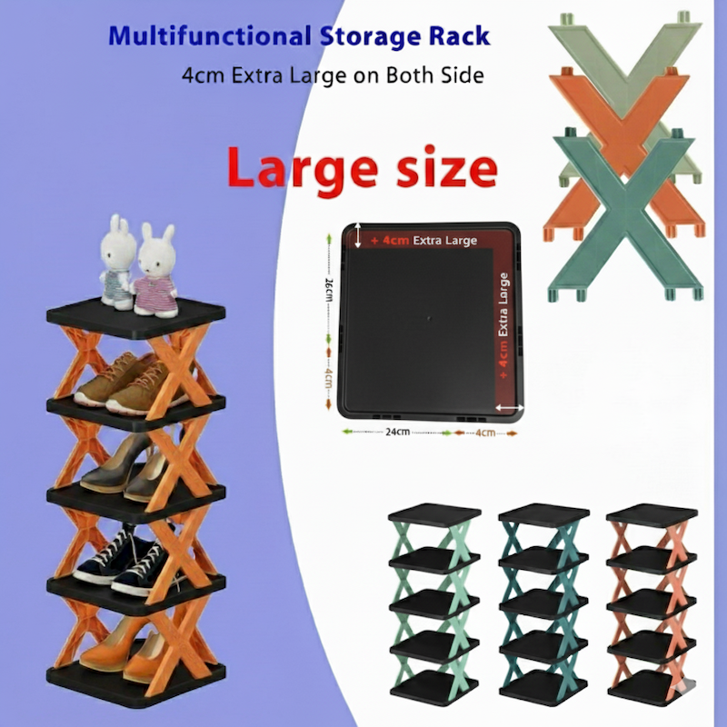 Picture of 5-Layer Multipurpose Shoe Rack – Space-Saving, Foldable & Stylish Organizer-D Shop