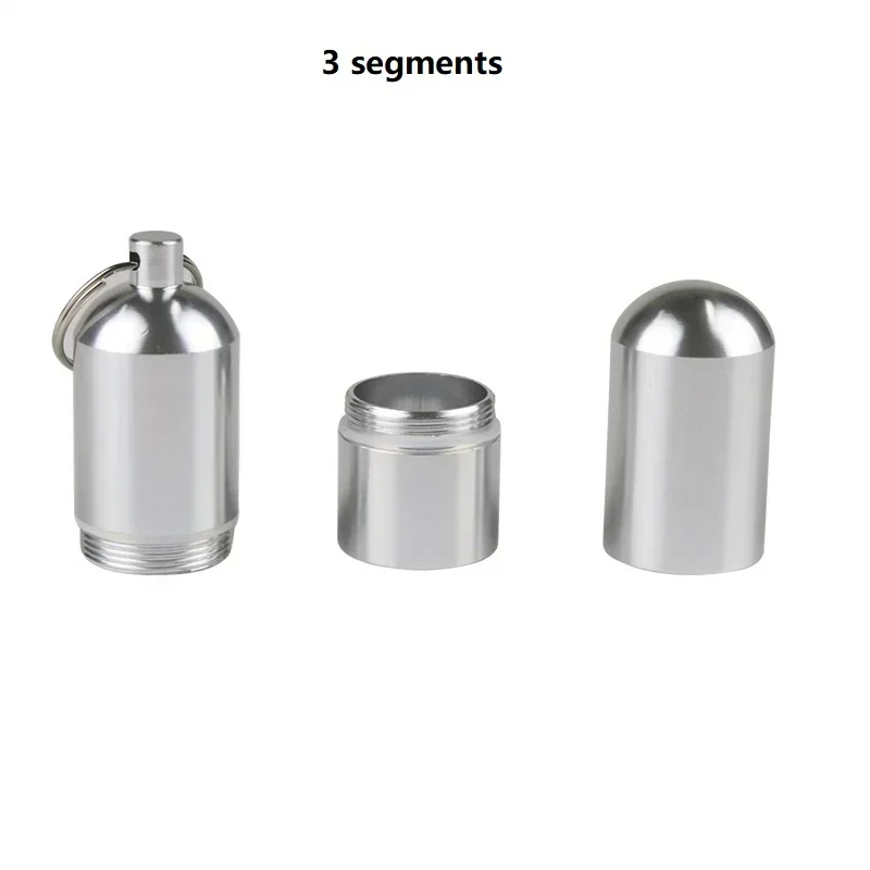 Picture of Capsule Type 4 Layers Aluminum Alloy Storage Tank Waterproof Seal Tobacco Cases with Keychain Travel Accessory-D Shop