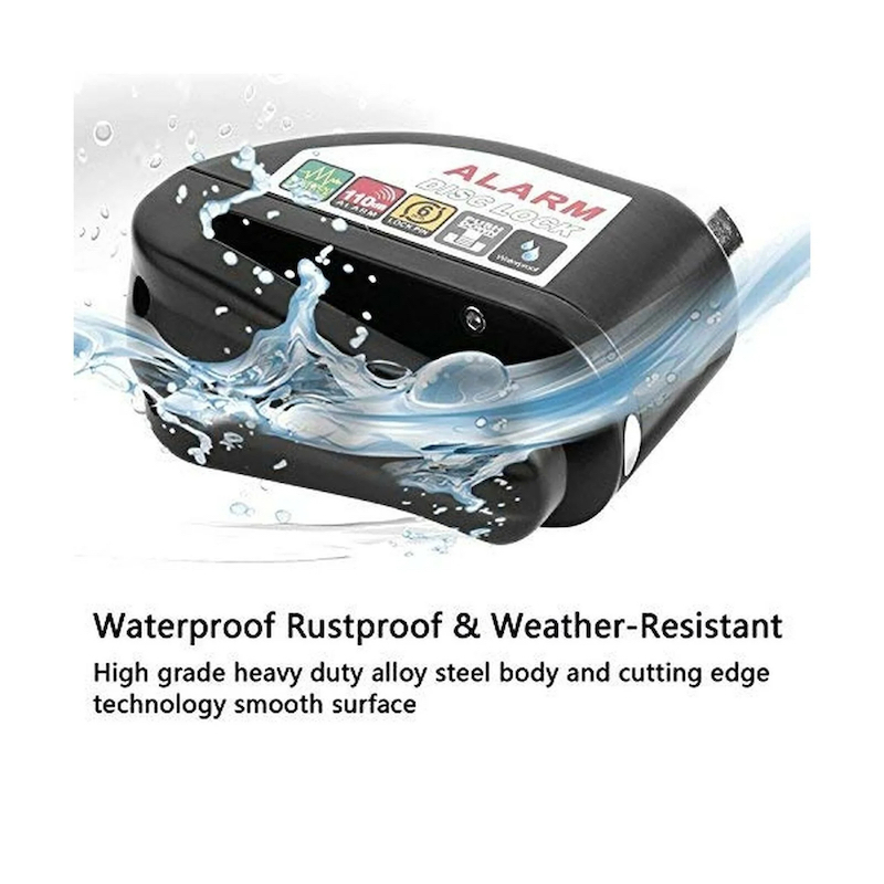 Picture of Superbsail Motorcycle Scooter Disc Brake Lock Alarm Anti-theft Wheel Disc Brake Lock Security Wheel Lock Scooter Accessories_D Shop