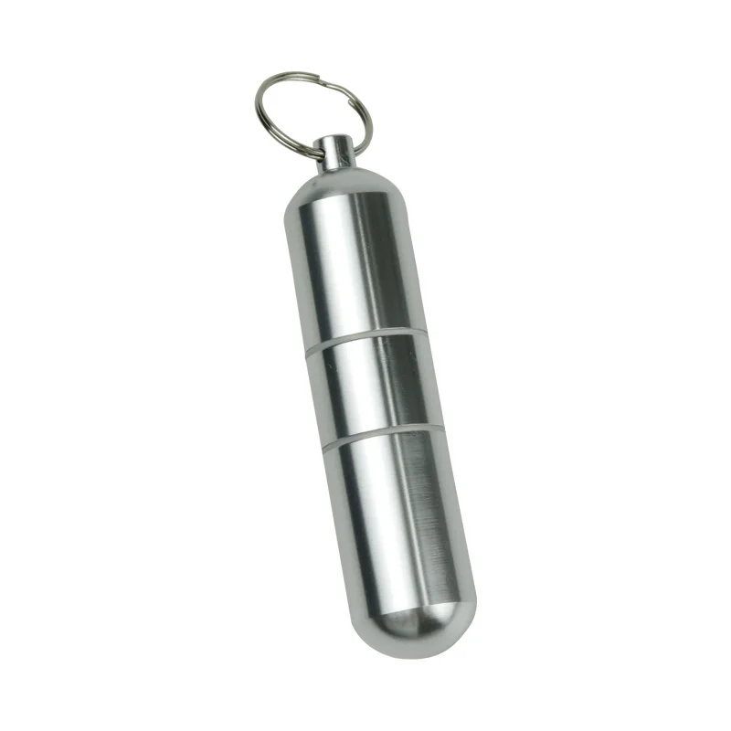 Picture of Capsule Type 4 Layers Aluminum Alloy Storage Tank Waterproof Seal Tobacco Cases with Keychain Travel Accessory-D Shop