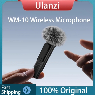 Picture of Ulanzi WM-10 Microphone Wireless Mini Noise Reduction Bluetooth Lavalier Microphone For Smartphone Ecording Interviews Videos_ D Shop
