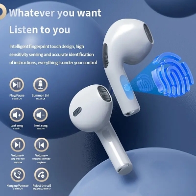 Picture of For Xiaomi iPhone Huawei Samsung TWS Pro6 Bluetooth Earphone Headphones Noice Cancelling Earbuds With Mic Pro6 Wireless Headset_ D Shop