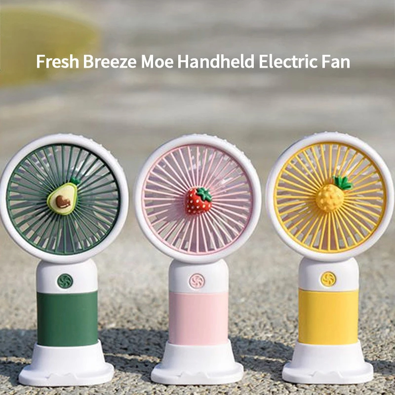 Picture of Mini Portable Fans Handheld USB Rechargeable Mobile Phone Holder Fan Air Cooler Outdoor Travel Hand Fans Cooling Fan_D shop