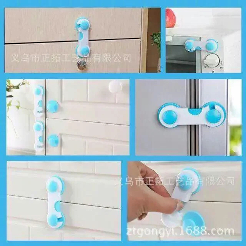 Picture of 2pcs Baby Safety Door Lock Drawer Protector Cabinet Closet Locks-D shop