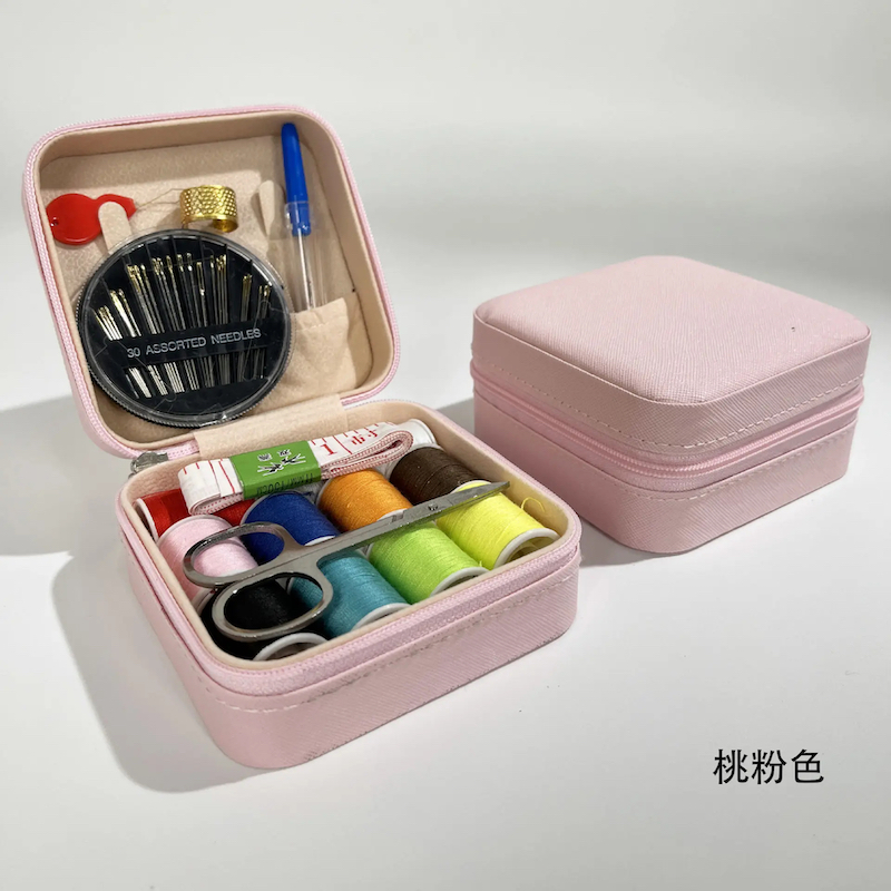Picture of 17Pcs Set Portable Household Multifunctional Needle and Thread Sewing Box for Home Fabric Damage Repair DIY Hand Sewing Tool Kit_D Shop