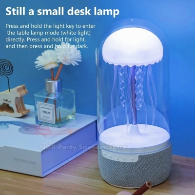 Picture of New RGB Color Dynamics Bluetooth Speakers Jellyfish Lava Lamp Portable Stereo Sound Box With Night Light Desktop Audio Player_ D Shop