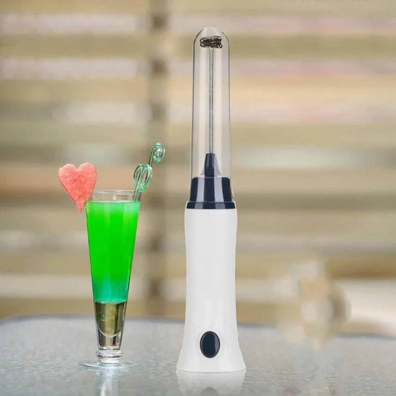 Picture of Electric Milk Foamer Blender Wireless Coffee Whisk Mixer Handheld Egg Beater Cappuccino Frother Mixer USB Portable Kitchen Tools_D Shop