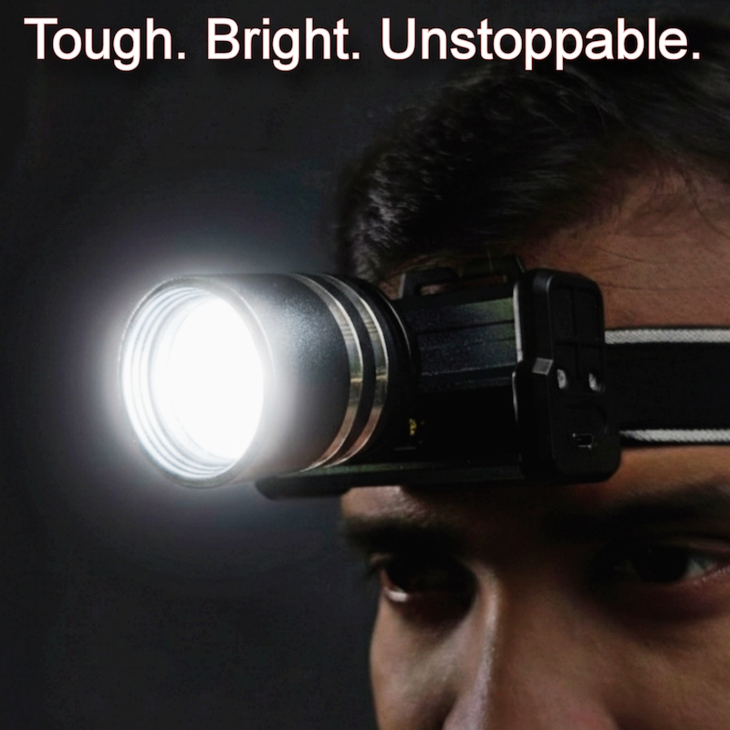 Picture of Powerful LED Headlamp Aluminium Alloy Headlight Led Head High Lumen Rechargeable Led Headlamp Camping Searching Hunting Fishing