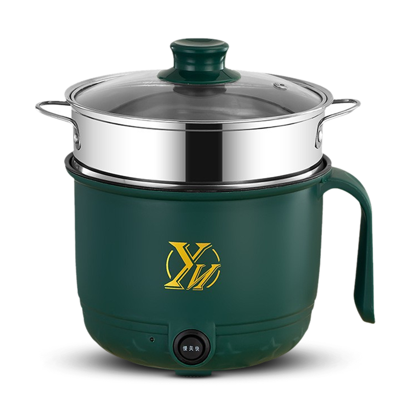 Picture of Electric Cooking Pot Multifunctional Nonstick Household Cooking Pot 1-2 Person ,Double Layer Hot Pot Electric Rice Cooker Machine_ D Shop