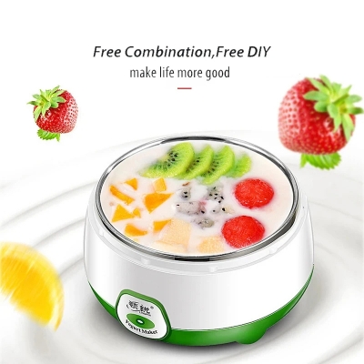Picture of 2024 New Yogurt Maker Mini Automatic Yogurt Machine Household DIY Portable Yogurt Tools Kitchen Appliances Stainless Steel Tank-D Shop